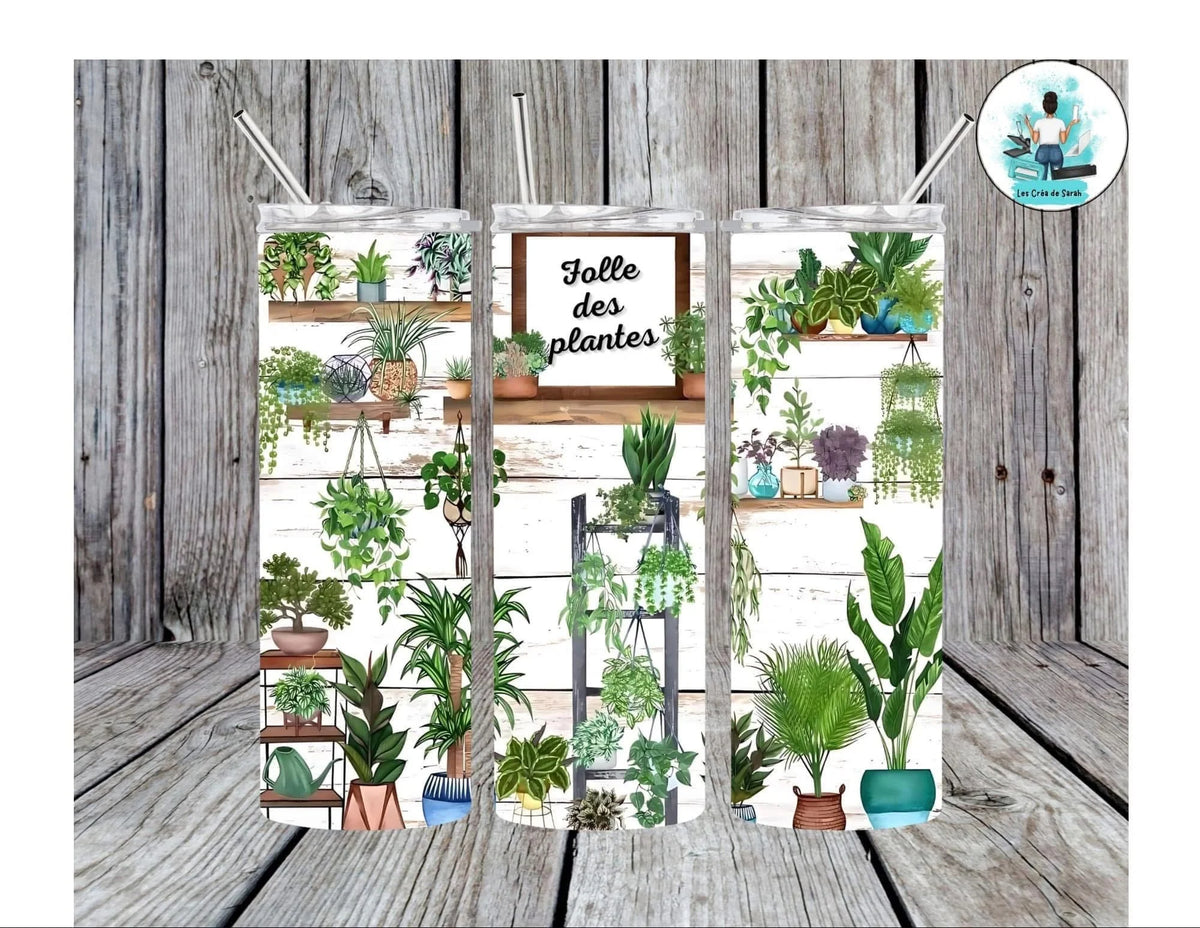Verre isotherme « Folle des plantes »