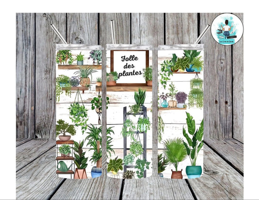 Verre isotherme « Folle des plantes »